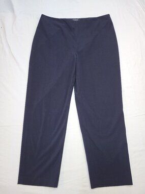 Talbots Navy Blue Dress Pants Size 16 Classic Straight Leg Career Office Trouser